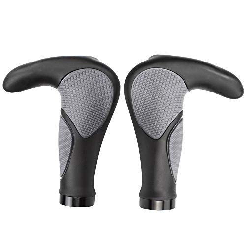 Bike Handlebar Grip, Soft Gel Inserts Shock Resistance Ergonomics Comfort Design,For Mtb Bicycle Mountain Bike Grips #TOP1