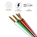BTF-LIGHTING WS2812B WS2811 RGB Electrical Extension Cable 3 Pin 32.8ft/10m 20AWG LED Strip Light Ribbon Wire Connection 3 Core Cord Line for WS2812 Color Changing Flexible LED Tape Rope