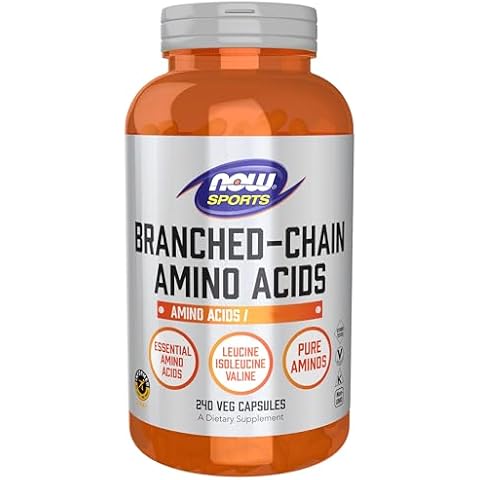 Now Foods BCAA 240 Capsules, High-Dosage Cover