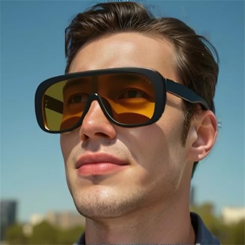 willochra Oversized Pilot Sunglasses Women Fashion Big Frame One Piece Sun Glasses Mask Goggle Trendy Metal Frame Oval Shades4