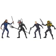 DC Comics, Aquaman Volcanic Island Pack , 4 Collectible Action Figures with Accessories, Superhero Kids Toys for Boys Ages 3+