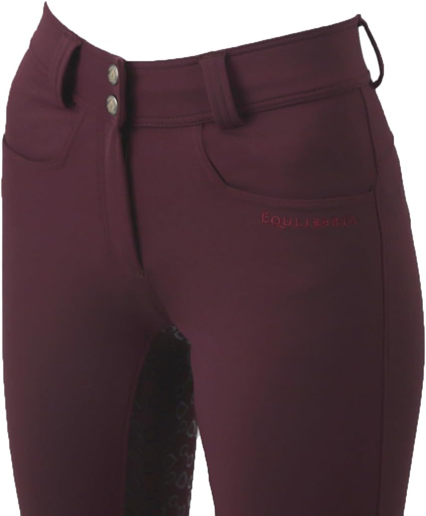 乗馬用品 グレイス 高機能 ウィンターキュロット フルグリップ レディース ブラック 乗馬 馬具