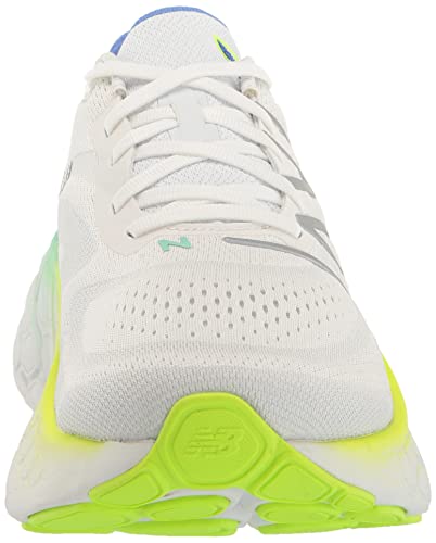 New Balance Women's Fresh Foam X More V4 Running Shoe, White/Cobalt, 9 #TOP1