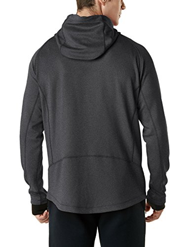 image for TSLA Men's Full Zip Up Hoodie Jacket, Long Sleeve Performance Training