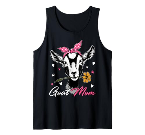 Cute Goat Mom Mother's Day Tank Top