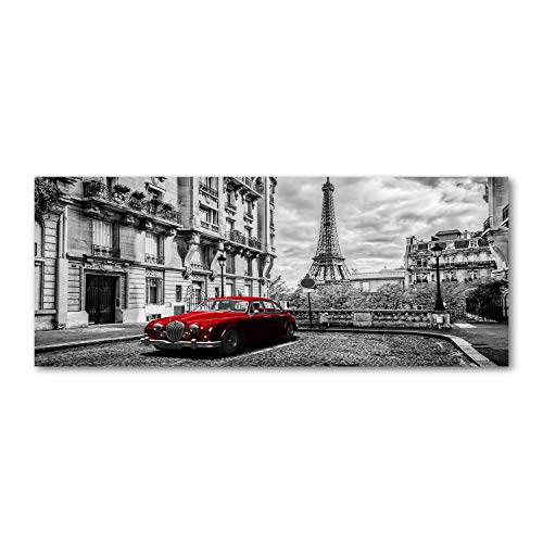 Crédence de cuisine rouge à motif limousine pour mur de cuisine