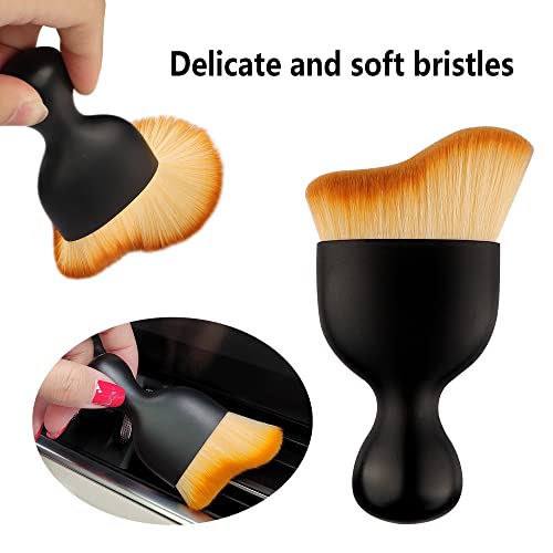 Cxccoi Car Cleaning Brush,Dense Bristles Scratch Free Interior Dust Brush,Portable Clean Tool For Automotive Dashboard,Air Conditioner Vents,Cracks,Keyboards (1Pcs) #TOP2