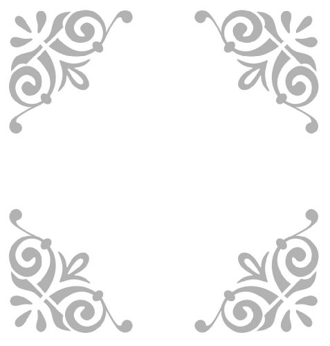 Metal Monkey Set di 4 adesivi per angoli, per