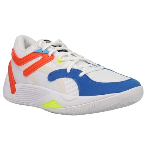 PUMA Mens TRC Blaze Court Basketball Sneakers Shoes - White - Size 10.5 M2