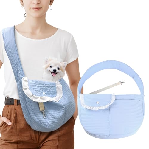 Transportin Cane Piccolo, trasportino per gatti, trasportino per cani, carino trasportino per gatti, comodo e sicuro per gatti fino a 13 libbre