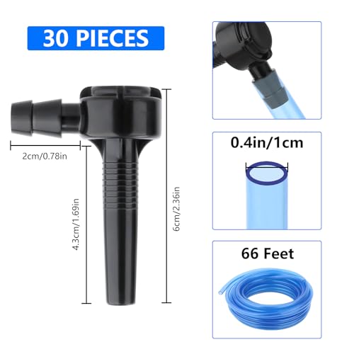 Image of Maple Syrup Tapping Kit, Upgrade Maple Taps Set Include (30) Maple Syrup Taps, 66 -Ft Food Grade Tubing, 1 Drill Bit, Maple Tree Tapping Kit for Experts or Beginners (30 SET)