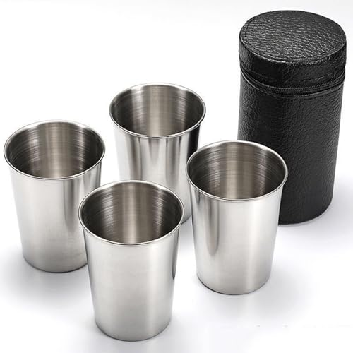 Gobelet à shot en acier inoxydable de qualité supérieure et étui chic - 3
