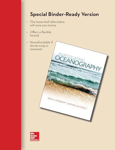 Loose Leaf Version for Investigating Oceanography with Connect Access Card