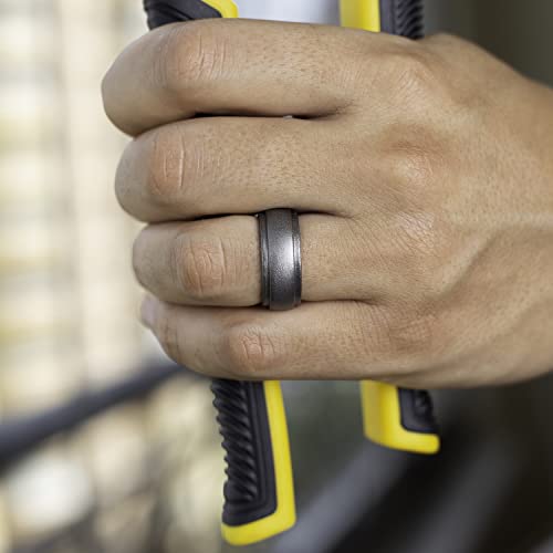 Image of Mens Silicone Wedding Band - Rubber Wedding Rings, Silicone Wedding Band