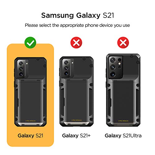 Vrs Design Damda Glide Pro Phone Case Compatible With Galaxy S21 6.2 Inch (2021) Black #TOP1