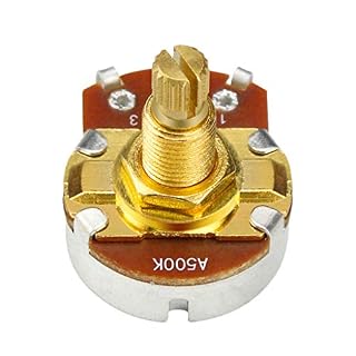 Ocobudbxw Laiton Arbre Guitare Électrique Basse Volume Tone Control Pots Potentiomètre A500K - Les Beatles, Paul McCartney, John Lennon, RIngo Starr, George Harrison Ocobudbxw Laiton Arbre Guitare Électrique Basse Volume Tone Control Pots Potentiomètre A500K – Image 3