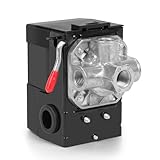 RSHEXJI Air Compressor Pressure Switch FB10-4H, 4 Port 1/4