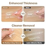 OWLKELA Double Sided Tape Heavy Duty, (6m*3cm*2mm) Removable Reusable Nano Tape, Multipurpose Clear Mounting Tapes, Adhesive Sticky Strips for Wall, Carpet, DIY, Home Decor, 1 Roll - Image 4