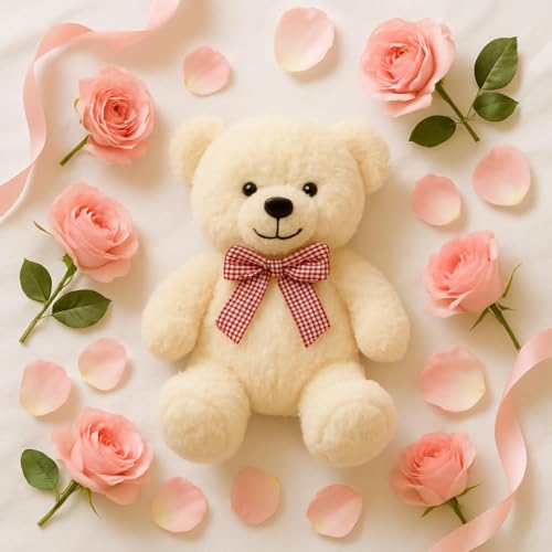 Image of Cute Plush Toy for Kids | | Soft Toys | Birthday Gift for Girls /Wife, Boyfriend /Husband, Soft Toys for Girls, Baby Toy (Random Color) Pack of 1 (Teddy Bear Toy (Random))