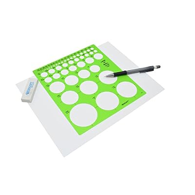Westcott LetterCraft Large and Small Circles Template (T-831)