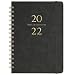2019-2020 Planner - Weekly & Monthly Planner with Tabs & Gift Box, 6.4" x 8.25", Smooth Faux Leather & Flexible Cover with White Paper, July 2019-June 2020, Sturdy Pen Loop, Wirebound, Gray