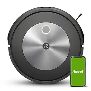 Irobot Roomba j7 Connected Robot Vacuum with Dual Multi Surface Rubber Brushes - Ideal for Pets - Learns, Maps, and Adapts to Your Home - Object Detection and Avoidance - Clean by Object