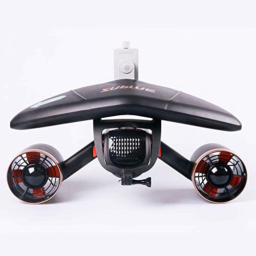 WINDEK SUBLUE WhiteShark Mix Pro Underwater Scooter with Action Camera Mount Dual Motor 40M Waterproof for Water Sports Swimming Pool & Diving & Snorkeling & Sea Adventures (Mix Pro Black)