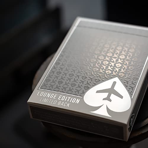 SOLOMAGIA Mazzo di Carte Lounge Edition in Jetway (Silver) with Limited Back by Jetsetter Playing Cards