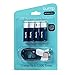BUMP AA Higher Capacity Next Generation Rechargeable Lithium Polymer Battery - USB Port Charge Faster and Last Longer | Batteries for Remote Controls, Toys, Keyboards and Wireless Mice/Mouse - 4 Pack