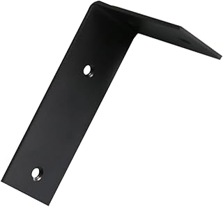 DOITOOL Metal Shelving Heavy Duty Tripod Black Metal Shelf Corner Wall Shelves Stainless Steel Shelf Wall Mounted Metal Shelving L Shaped Shelf Bracket