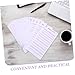 LALAFINA 60pcs Refillable Budget Planner Sheets Portable Expense Tracker Cash Recording Cards for Daily Financial Management for Households and Savings Challenges