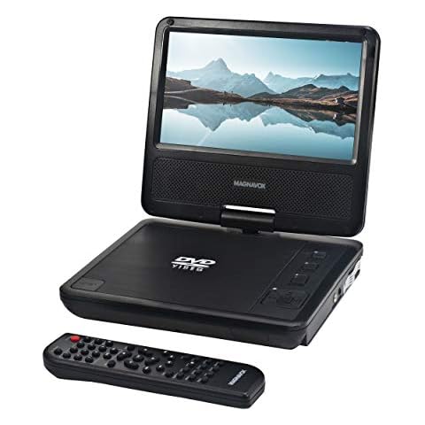Magnavox Black 7 Inch Portable DVD Player Cover