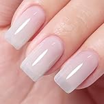 Firedeep 10ml Hema Free White Transparent Jelly Gel Polish Sheer Milky White Color Gel Nail Polish Soak Off UV LED Cured Manicure Art DIY Salon for Women