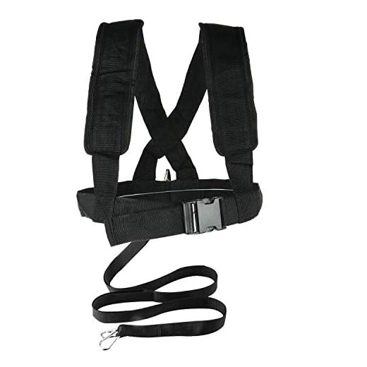 Yaesport Speed Harness Trainer Power Sled Workout Harness, Tire Pulling Harness, Football Workout Equipment Sled Harness Pull Strap Resistance Training Team Sports Speed Agility Training Kits