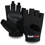 BEAST RAGE Gants de Fitness Respirants pour Hommes et Femmes Gants d'haltérophilie Bodybu...