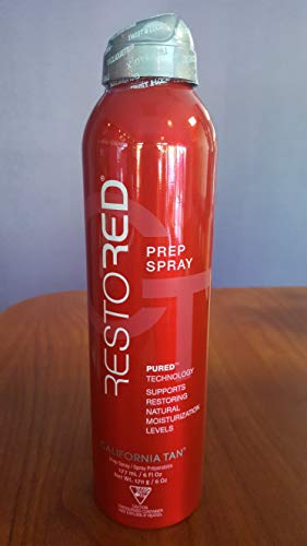 California Tan Red Light Therapy Restored Prep Spray 6 Oz