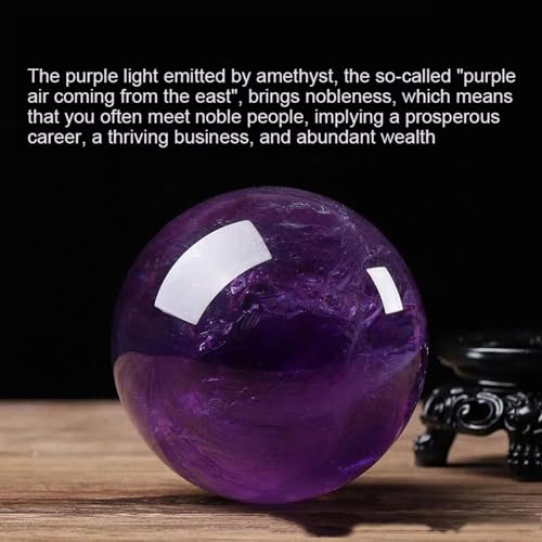 Esfera de amatista con soporte para regalo original Feng Shui 7