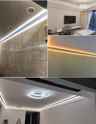 Rail LED Double Face Aluminium haut de gamme pour profilé architectural 7m
