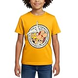100% coton doux : Confectionné en coton peigné ring-spun de haute qualité, ce tee shirt enfant garçon / tee shirt enfant fille est agréable à porter, respirant et respectueux de la peau sensible des enfants.