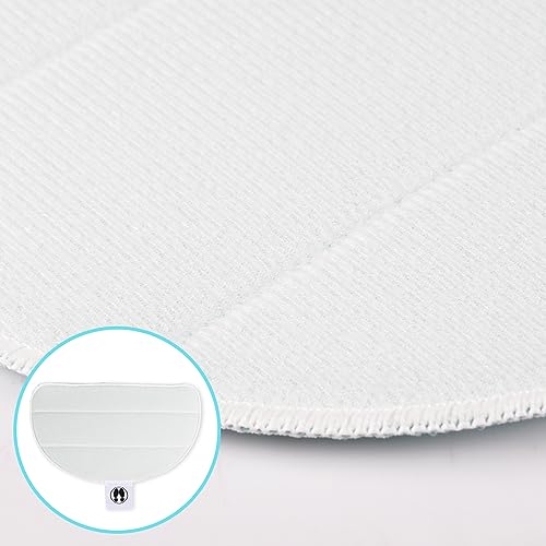 NIXOOT 6 Stück Ersatzpad für Leifheit CleanTenso Power 2.0 Dampfreiniger, Mikrofaser Dampfmop für Alle Böden, Wischbezug Effiziente Wasseraufnahme und Starke Dekontamination