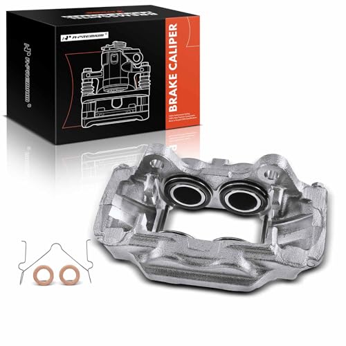 A-Premium Disc Brake Caliper Assembly Compatible with Select Hummer Models - H3 2006 3.5L 2007-2010 3.7L 2008-2010 5.3L, H3T 2009-2010 5.3L - Front Right Passenger Side