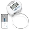 RENPHO Body Measuring Tape, Smart Tape Measure for Weight Loss, Bluetooth Fitness Equipment with App, Measuring Waist, Hip, Bust, Arms, Muscle Gain, Retractable, 60in /150cm, White