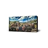 Eyes On Walls X Far Cry Mini ArtBlock - Far Cry 5 - Gaming Art - 12x6.5 in