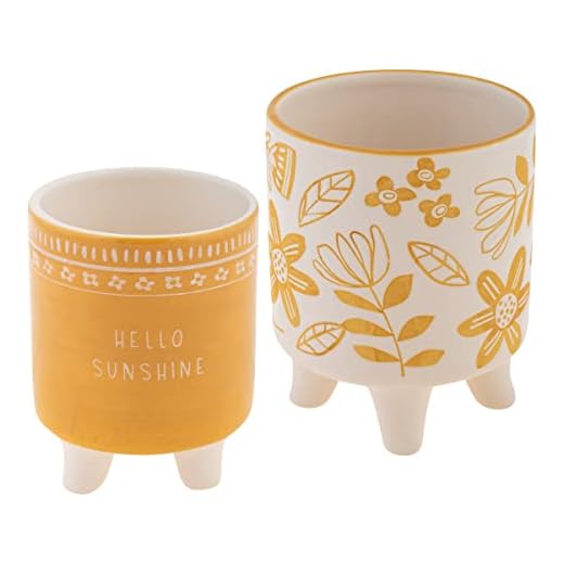 25 Whimsical Garden Ideas to Transform Your Outdoor Space 4 Karma, Footed Ceramic Planter Set of 2, Modern Boho Planters, Ceramic Footed Planters, Hello Sunshine