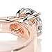 2Ct IGI Certified Round VS1 F Color Lab Grown Diamond (Peyton) Engagement Ring (Rose gold)