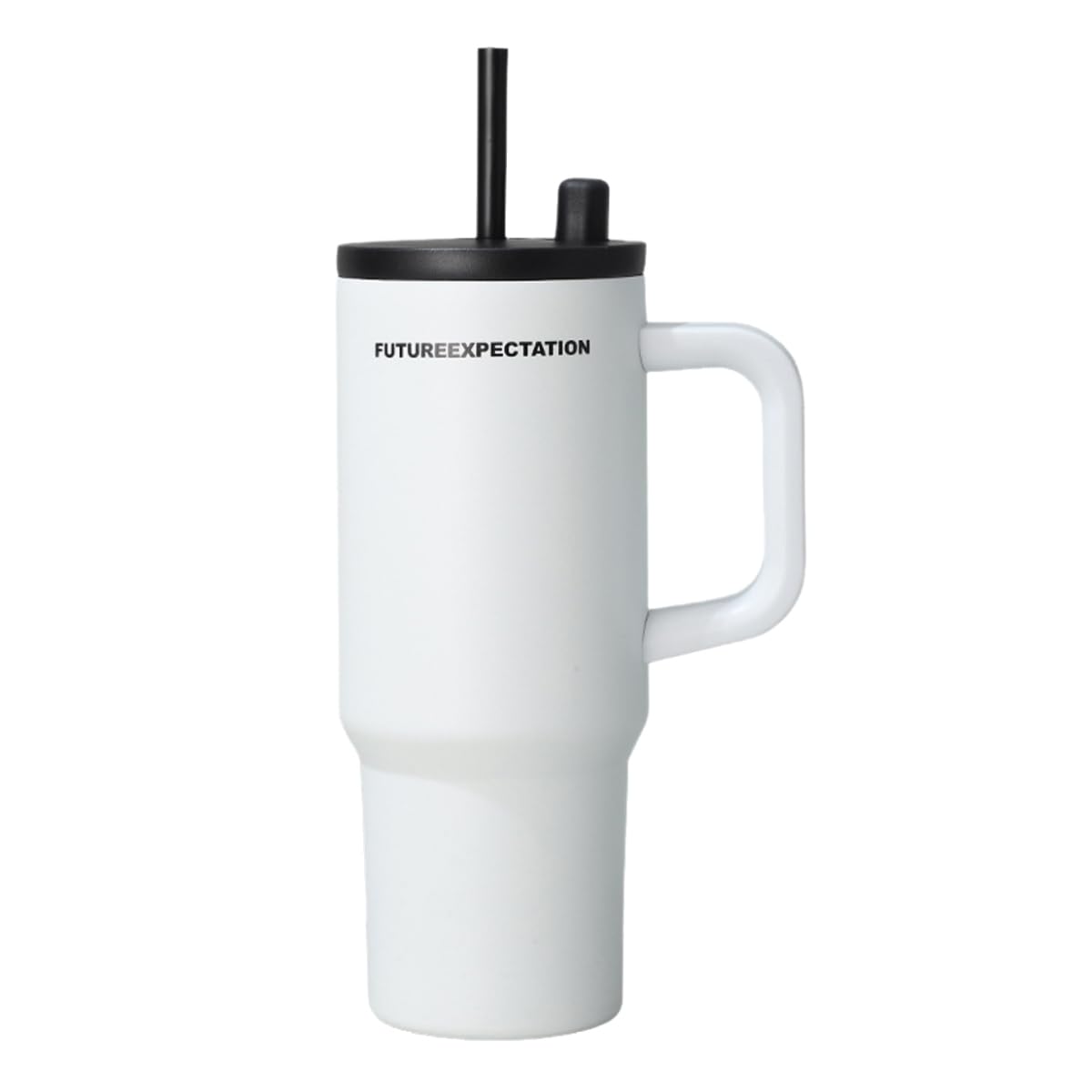Amazon.com: 316 Stainless Steel Vacuum-Insulated Tumbler with Straw, 18oz  Leak-Proof Travel Mug with Handle  Keeps Beverages Hot & Cold, Ideal for  Outdoor, Fits Car Cup Holder (White) : Home & Kitchen
