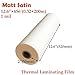 INTSUPERMAI Thermal Roll Laminating Film Hot Laminating Film for Paper and Photo Laminating BOPP Thermal Lamination Film 656ftx12.5in (Matt Type)