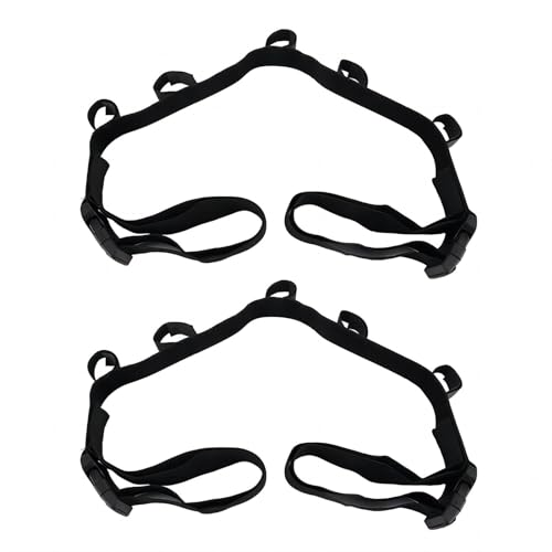 Pumuky Lot De 2 Sangles Support Canne à Pêche Voiture - Réglable Pour Camion, SUV, Voiture - Vert