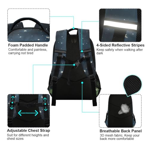 ALAZA Fox Backpacks Travel Laptop Daypack School Book Bag for Men Women Teens Kids4