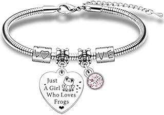 SDOFY Frog Gifts for Girls Frog Jewellery Bracelets for Teenage Girls Frog Bracelet for Girls Childrens